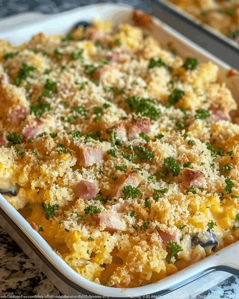 Chicken Cordon Bleu Casserole