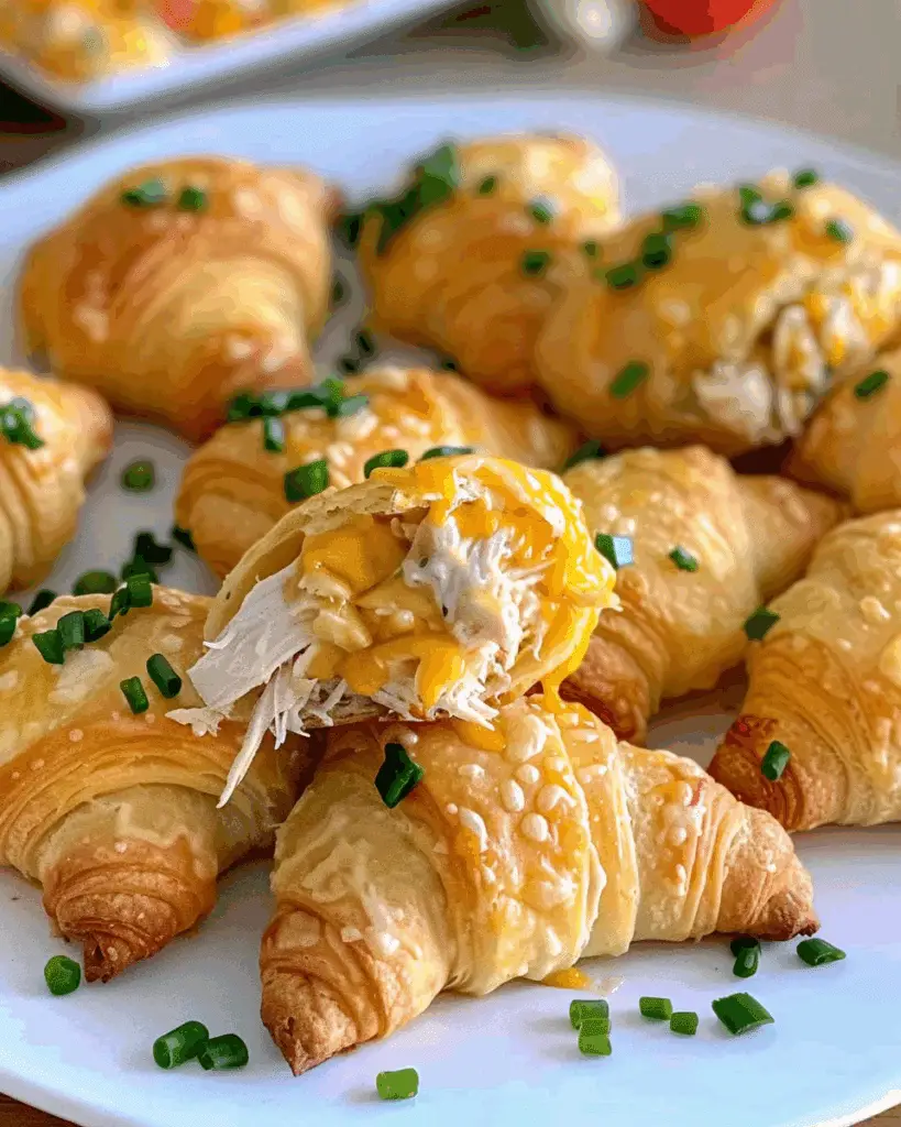 Chicken Stuffed Crescent Rolls