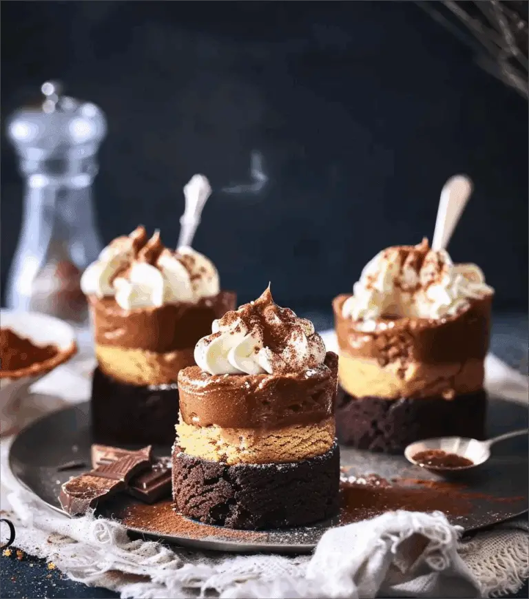Chocolate Mousse with Biscuit Base
