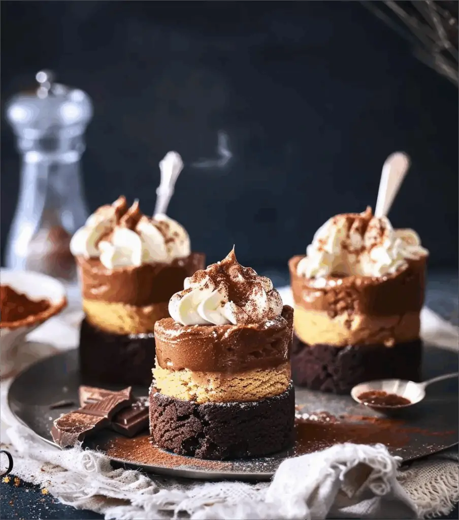 Chocolate Mousse with Biscuit Base