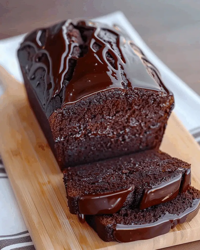 Chocolate Sponge Cake Loaf Recipe