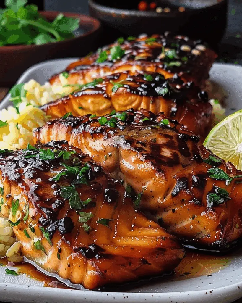 Coconut Lime Grilled Salmon