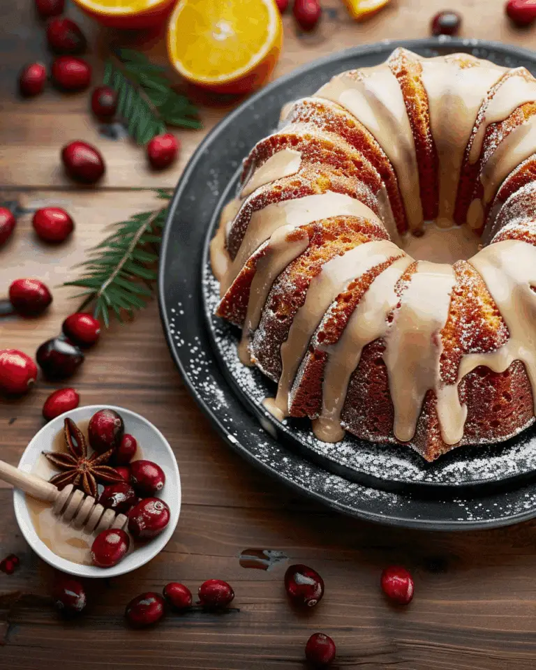 Cranberry Orange Bundt Cake