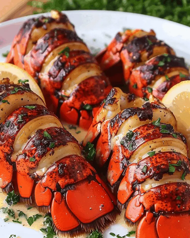 Creamy Garlic Butter Lobster Tails