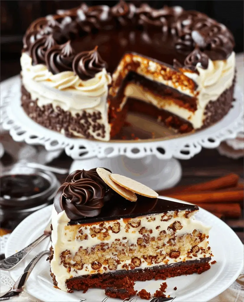 Creamy Puffed Rice Cake