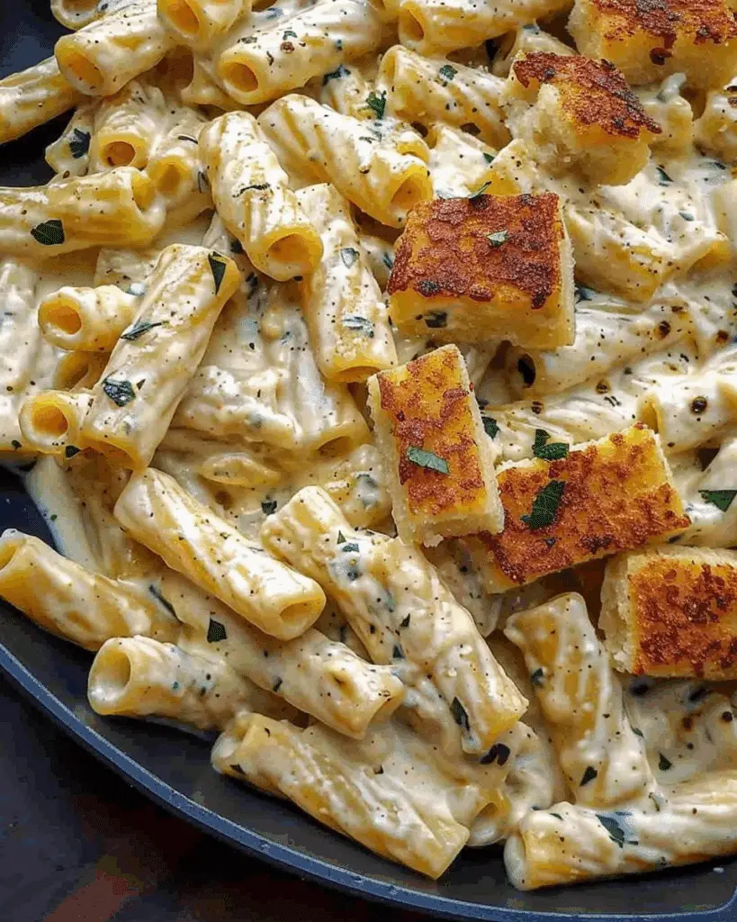 Creamy Rigatoni Alfredo Cajun Recipe