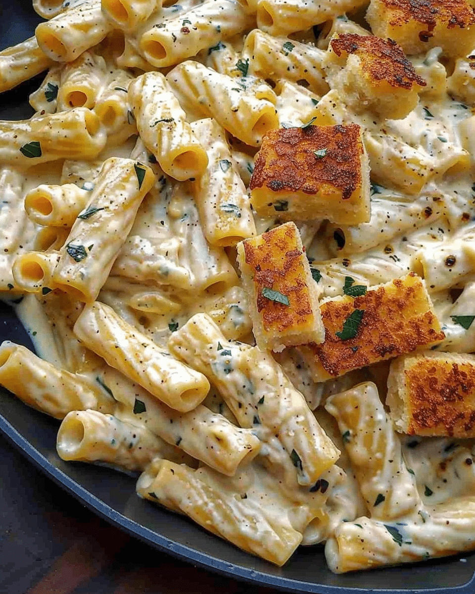 Creamy Rigatoni Alfredo Cajun Recipe