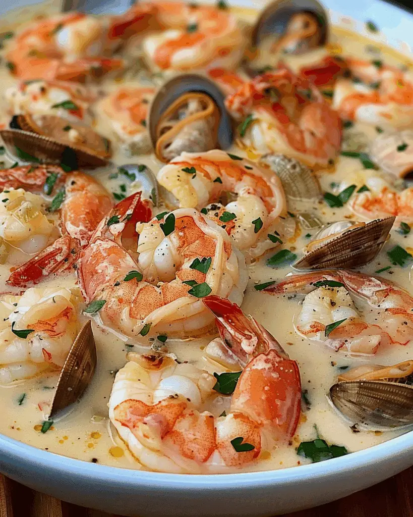 Creamy Shrimp & Clam Chowder