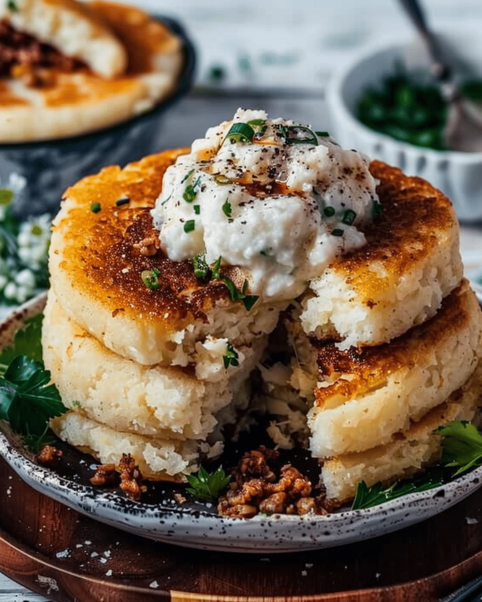 Crispy Mashed Potato Pancakes