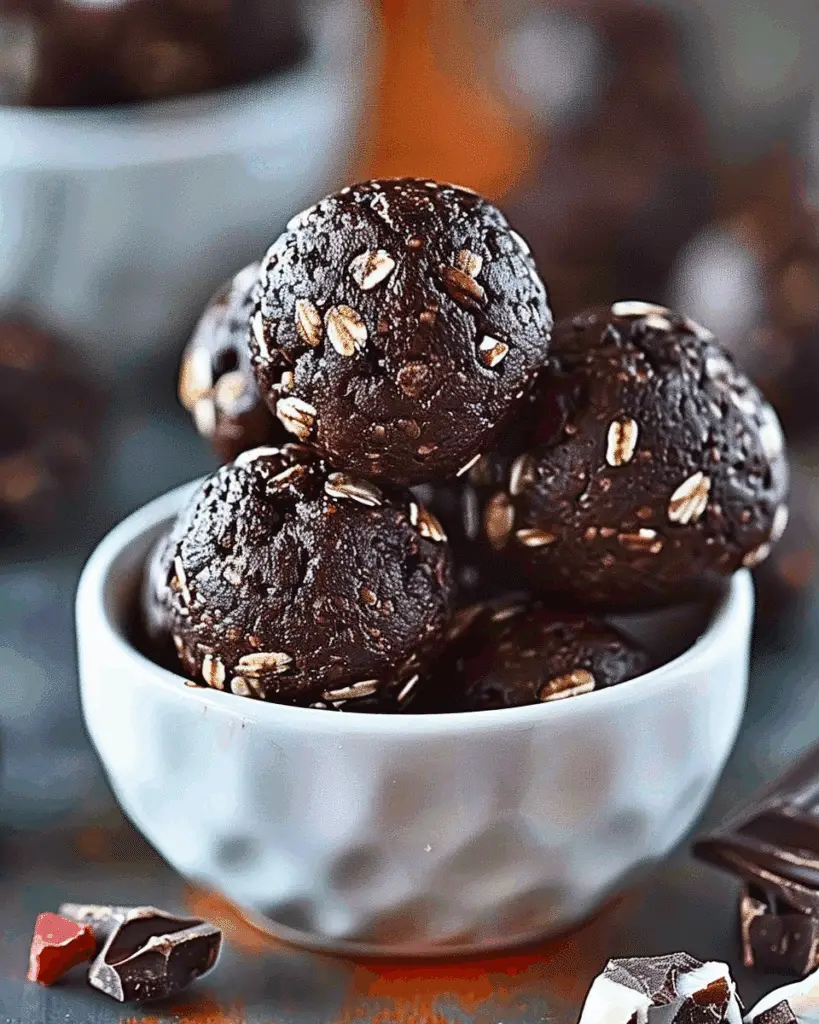 Dark Chocolate Energy Balls
