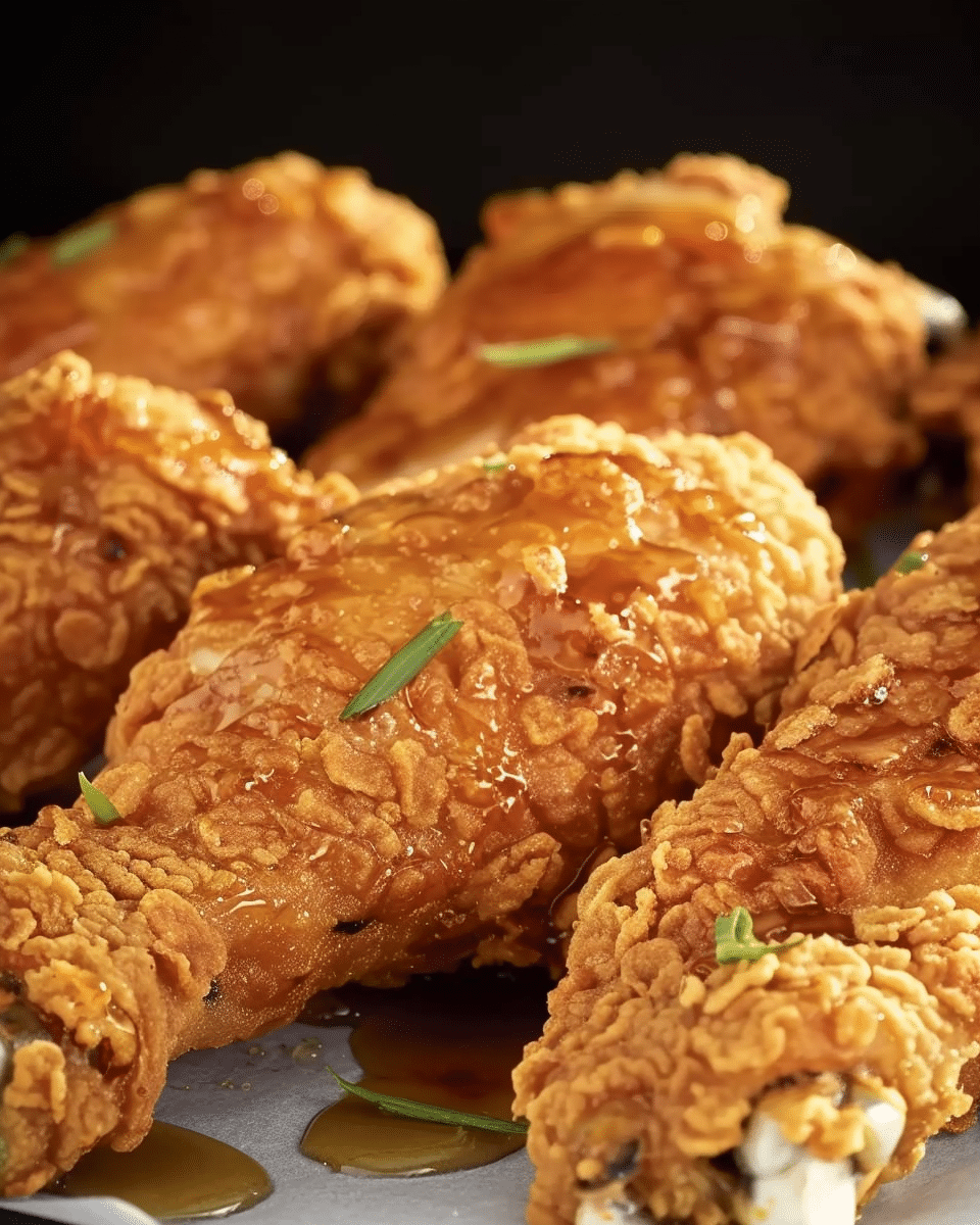 Double Crunch Honey Garlic Chicken