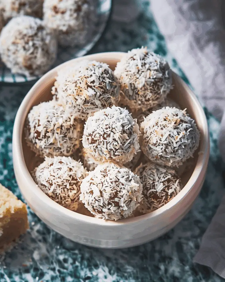 Easy No-Bake Coconut Date Balls