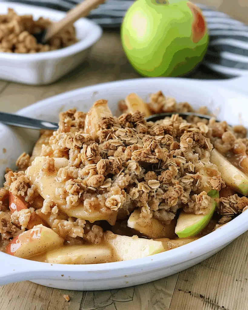Easy Apple Crumble