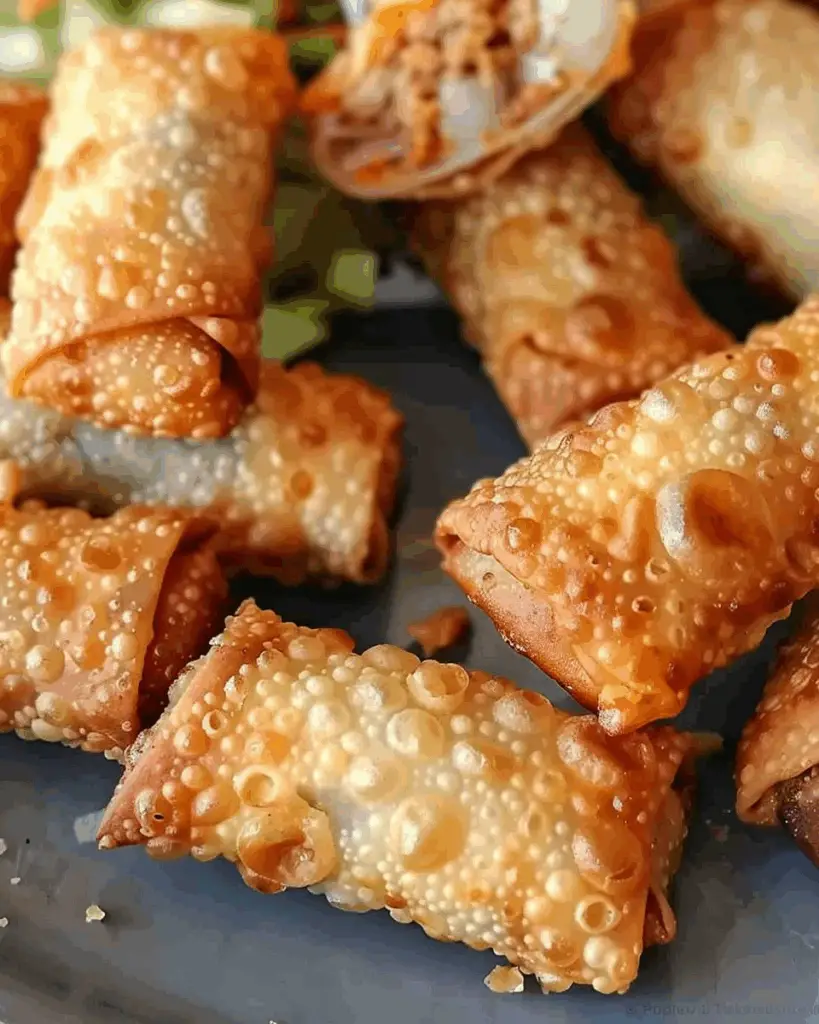 Homemade Chicken Egg Rolls