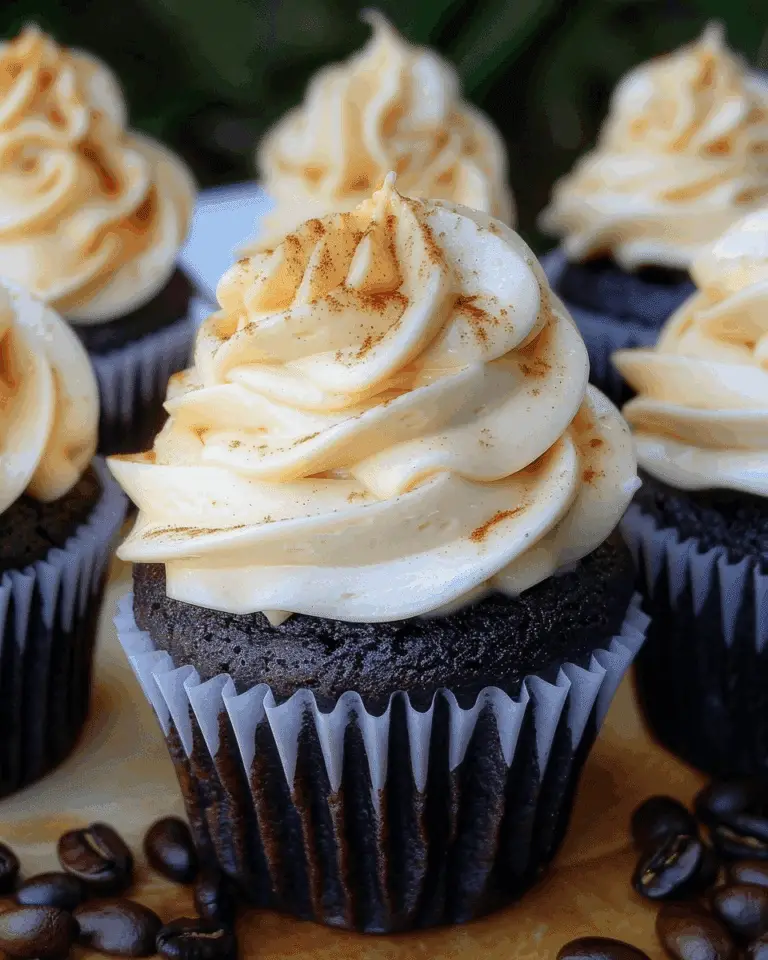 Espresso Cream Cheese Frosted Mocha Cupcakes