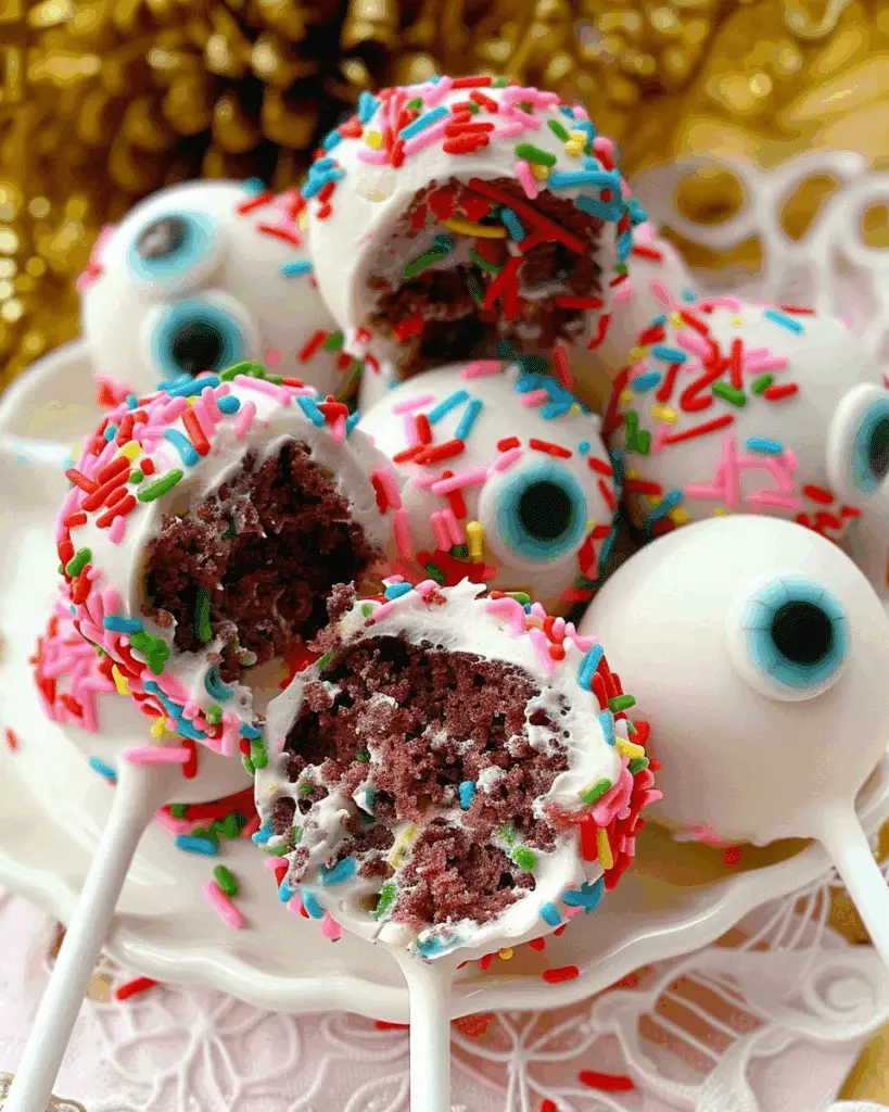 Eyeball Cake Pops