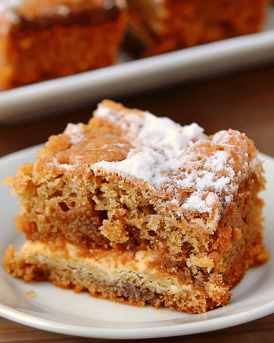Fall Pumpkin Earthquake Cake