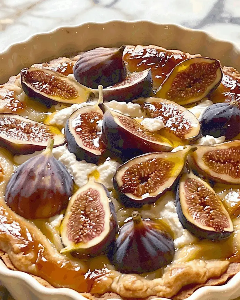 Fig, Ricotta, and Honey Tart