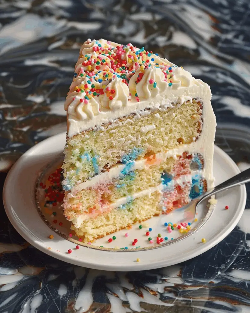 Funfetti Poke Cake