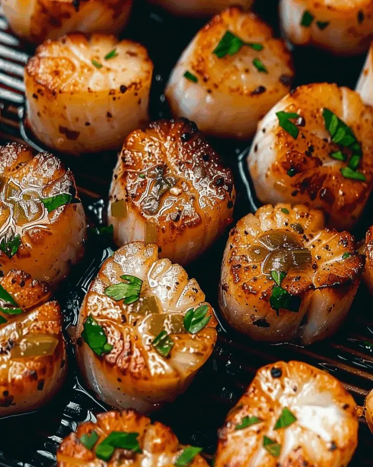 Garlic Butter Baked Scallops