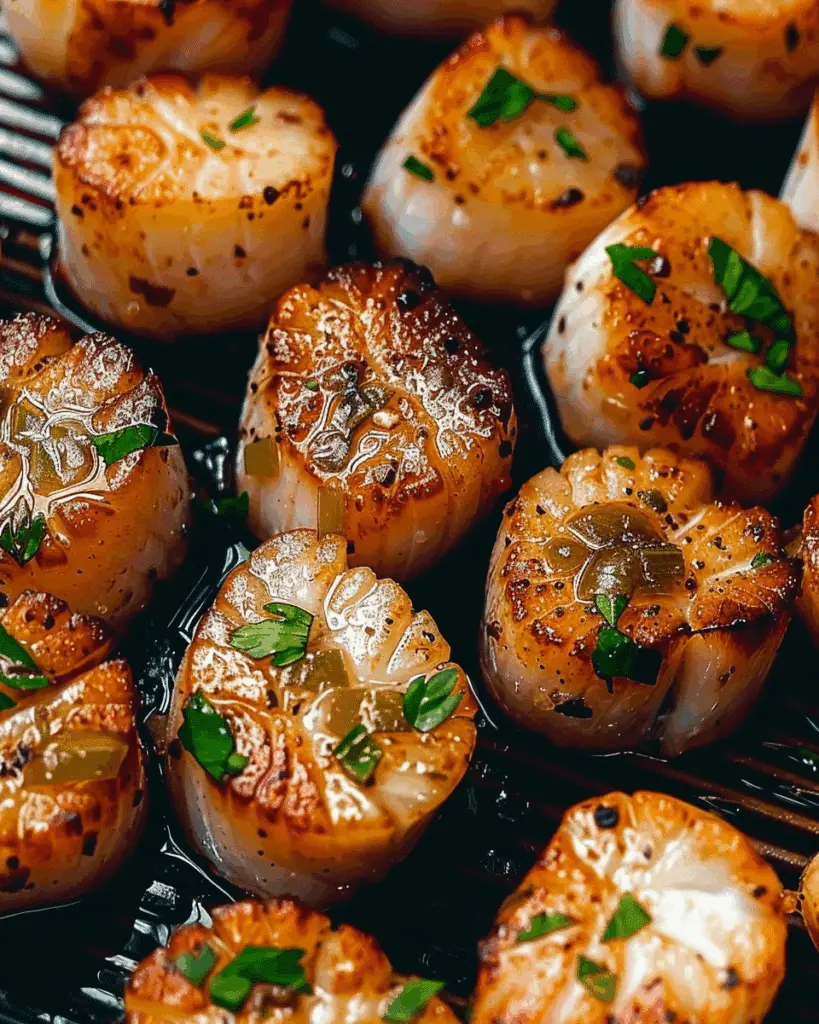 Garlic Butter Baked Scallops