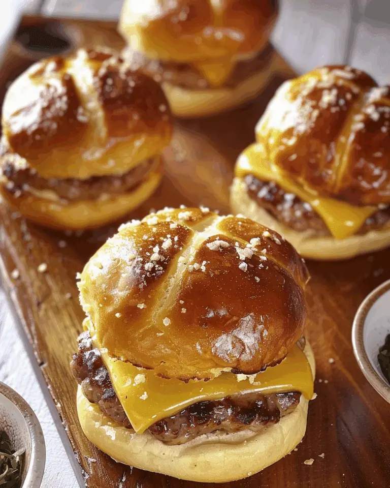 Garlic Parmesan Cheeseburger Bombs