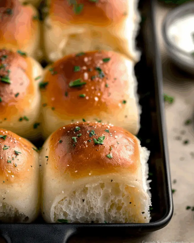 Garlic & Herb Butter Dinner Rolls