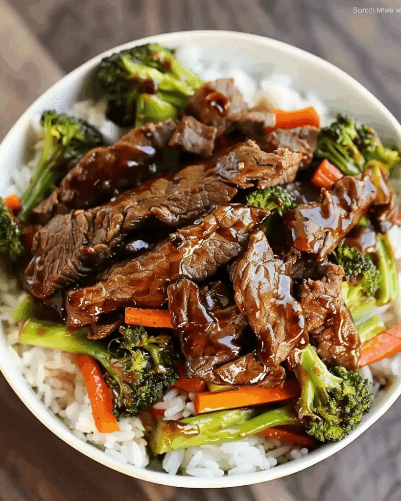 Ginger Beef Stir Fry