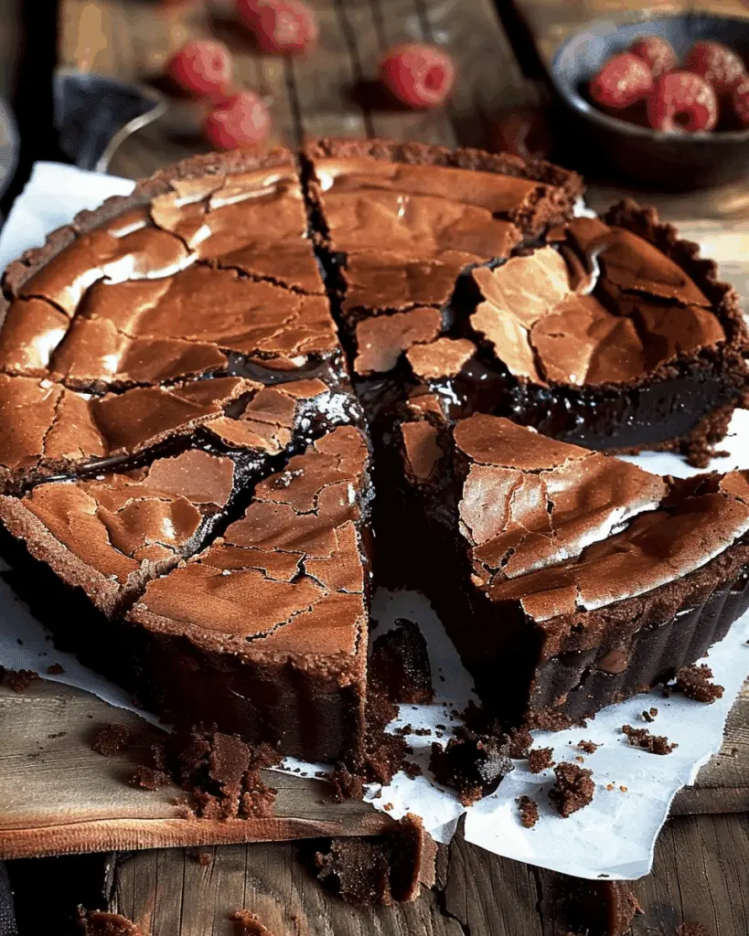 Gooey Brownie Pie
