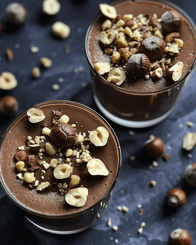 Hazelnut and Chocolate Mousse