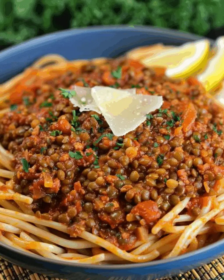 Must Try This Hearty Vegan Lentil Bolognese