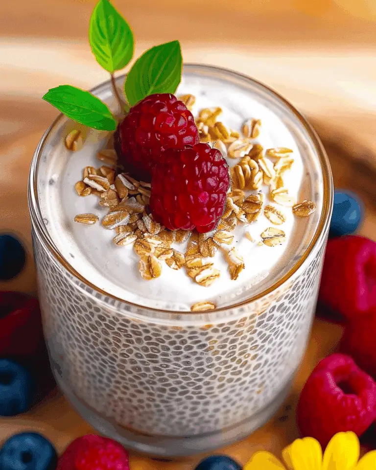 High Protein Coconut Cream Pie Chia Pudding