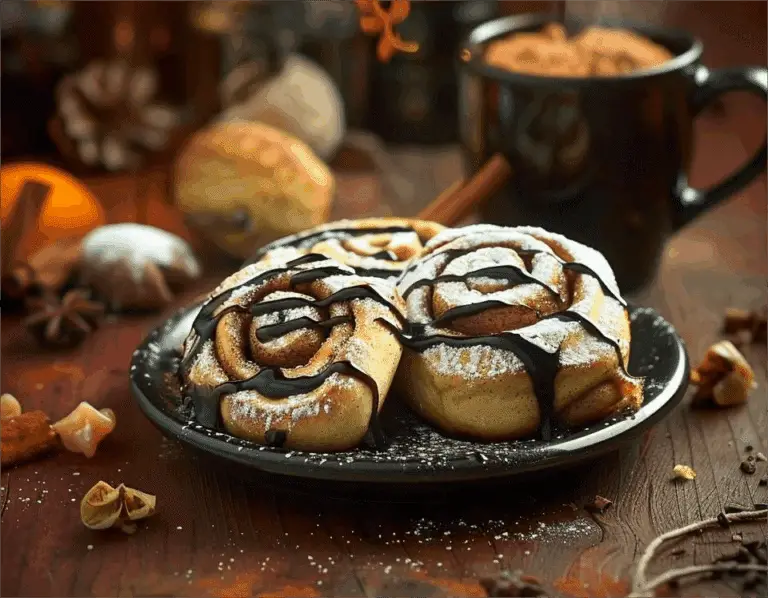 Hot Cocoa Cinnamon Rolls