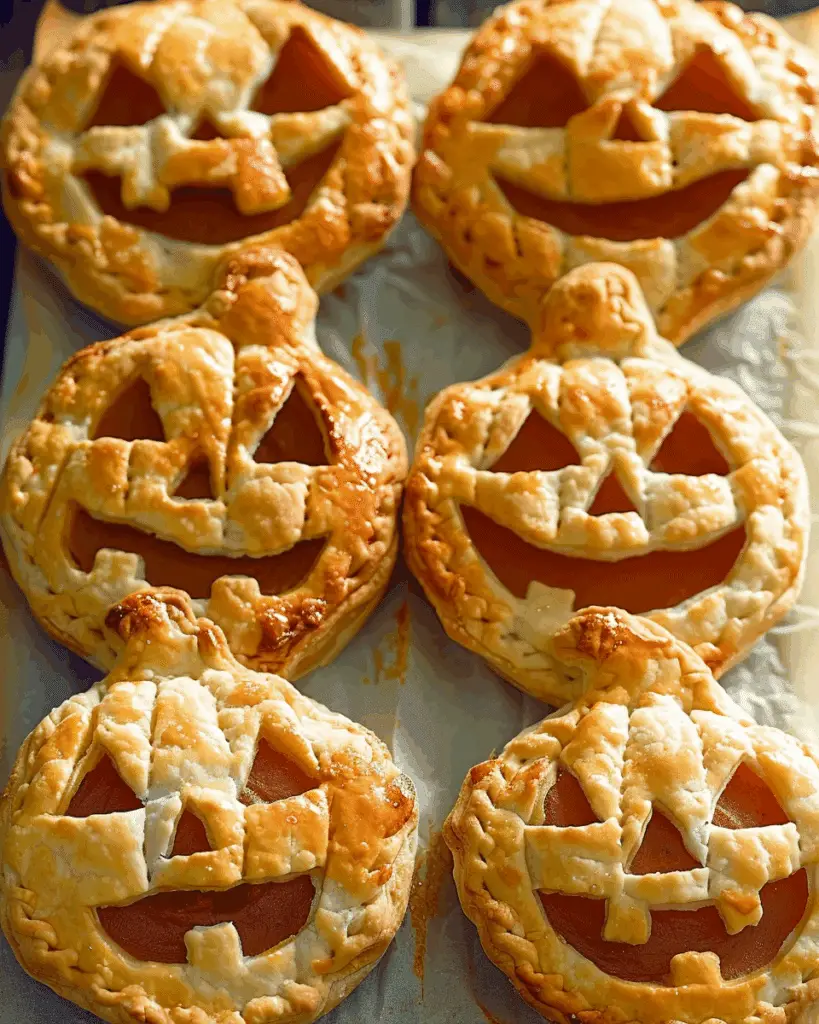 Jack O’ Lantern Pumpkin Hand Pies