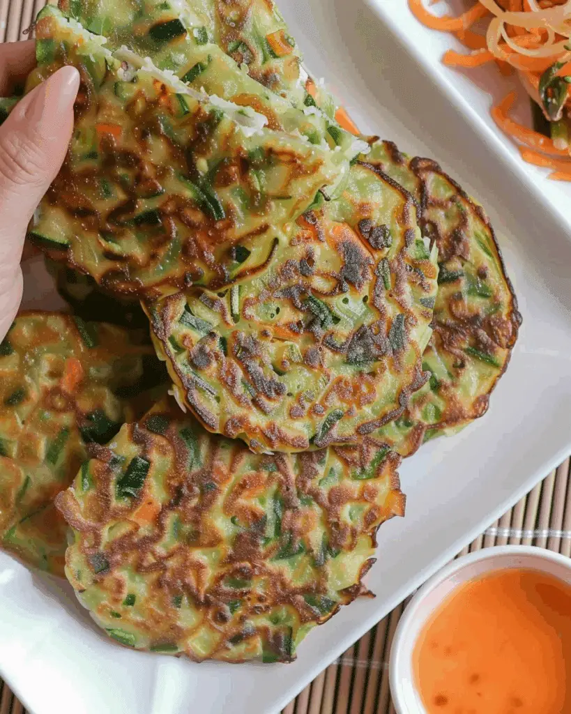 Korean Vegetable Pancakes (Yachaejeon)