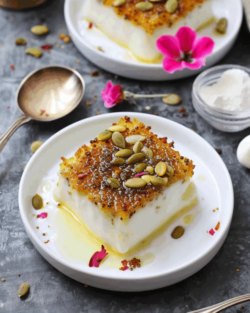 Layali Lubnan (Semolina Pudding)