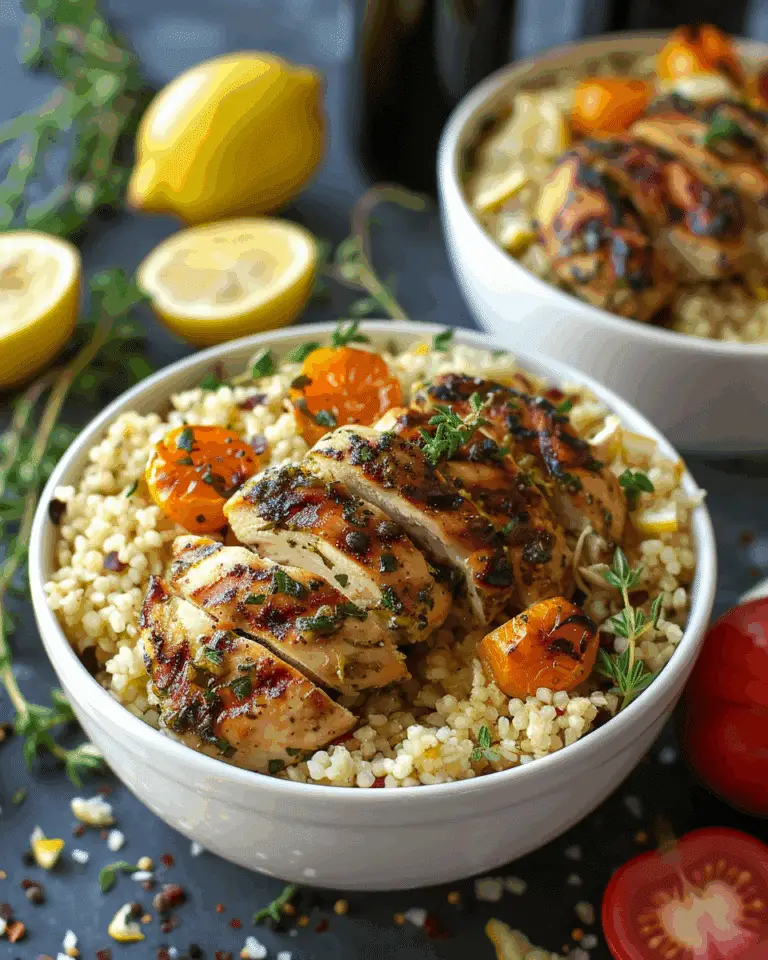Lemon Herb Chicken Bowl