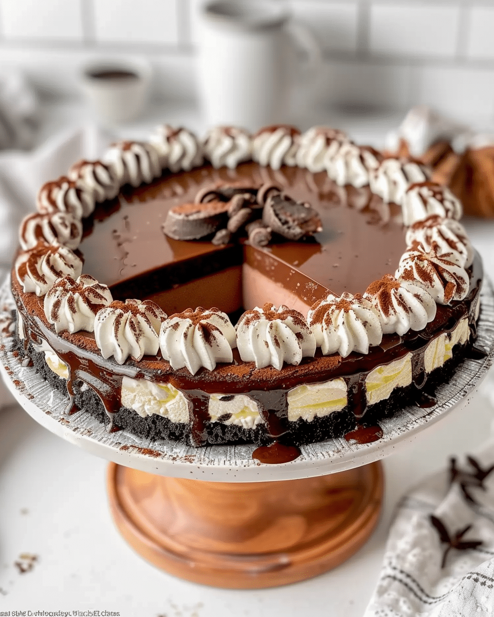 Mascarpone Mudslide Pie
