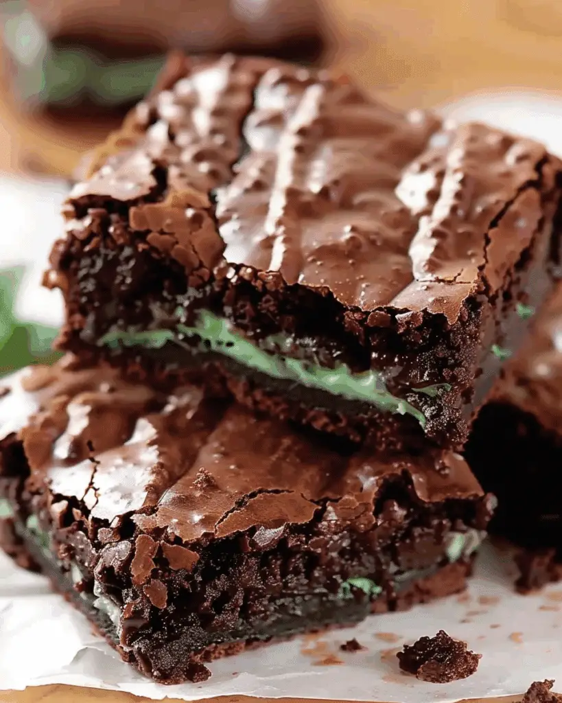 Mint Chocolate Brownies