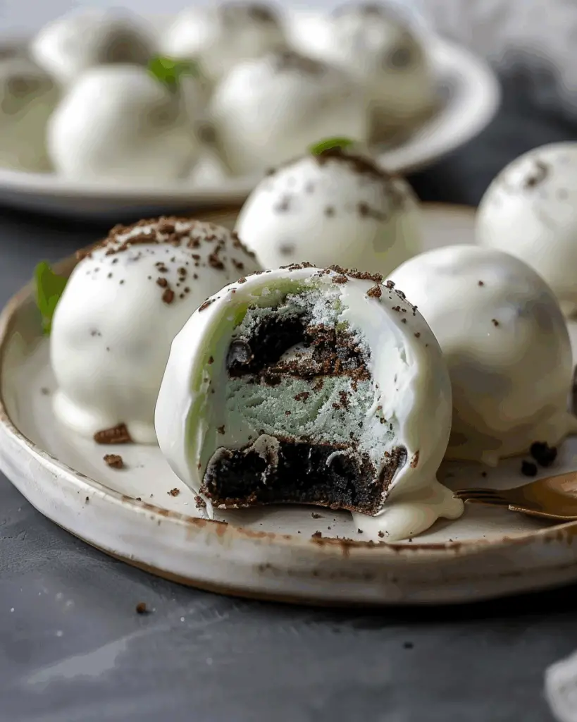 Mint Oreo Truffles