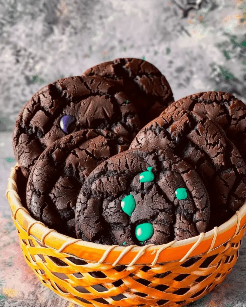 Monster Mash Chocolate Cookies