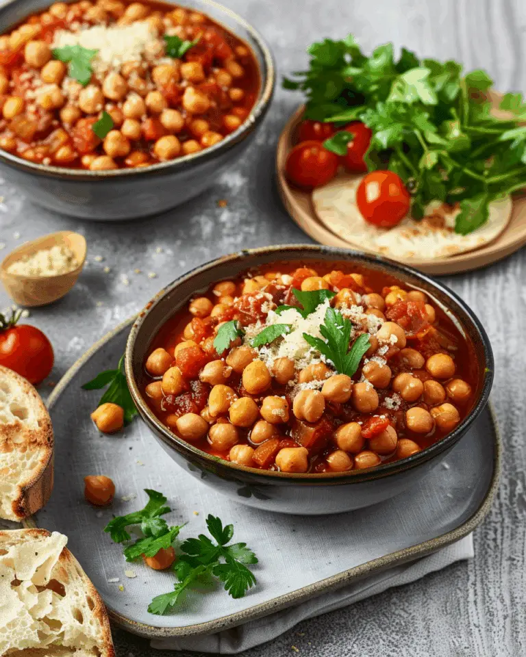 Moroccan Chickpea Tomato Stew
