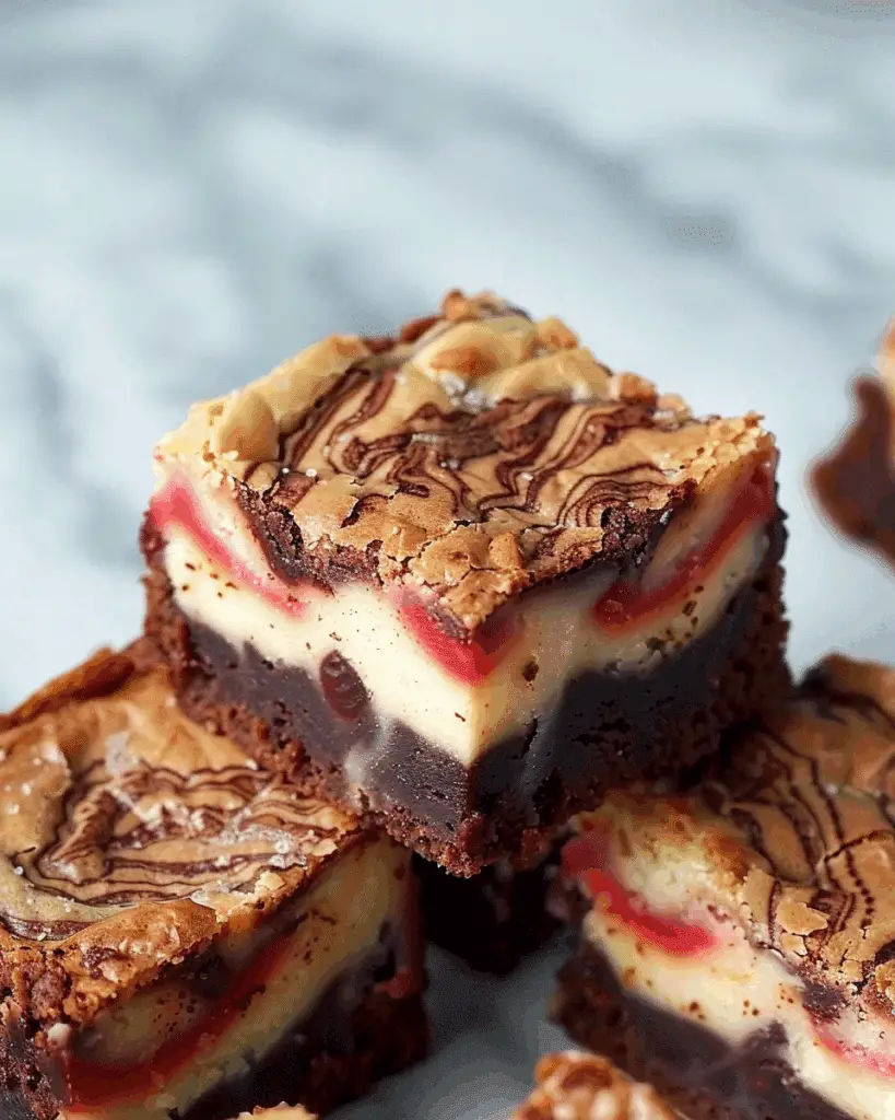 Neapolitan Dream Brownies