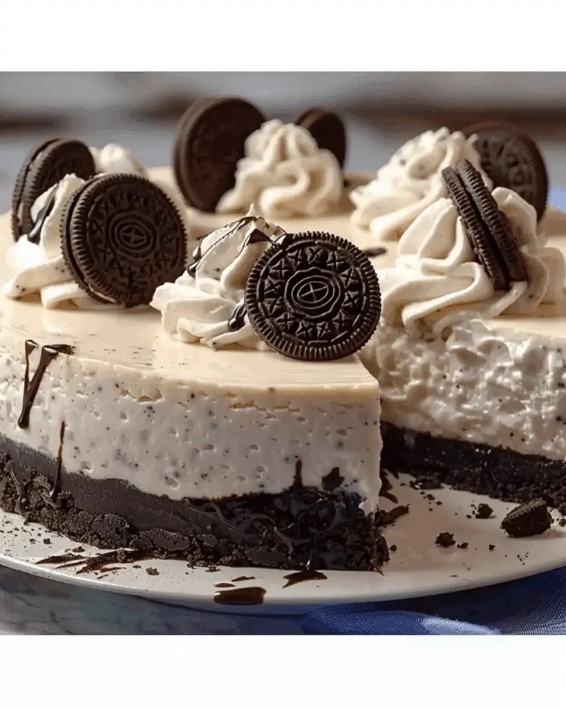 No Bake Oreo Cheesecake
