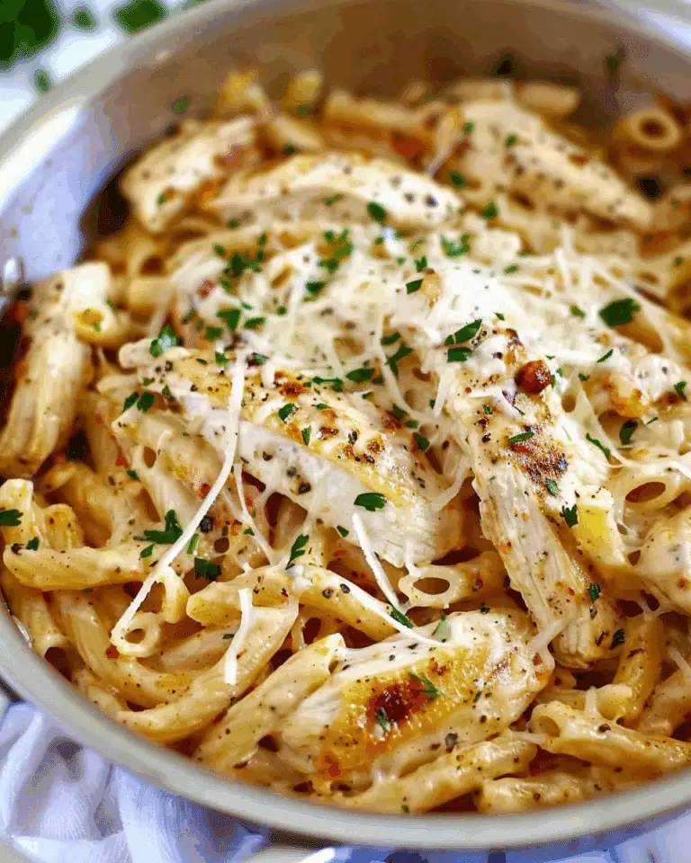 One Pot Chicken Parmesan Pasta