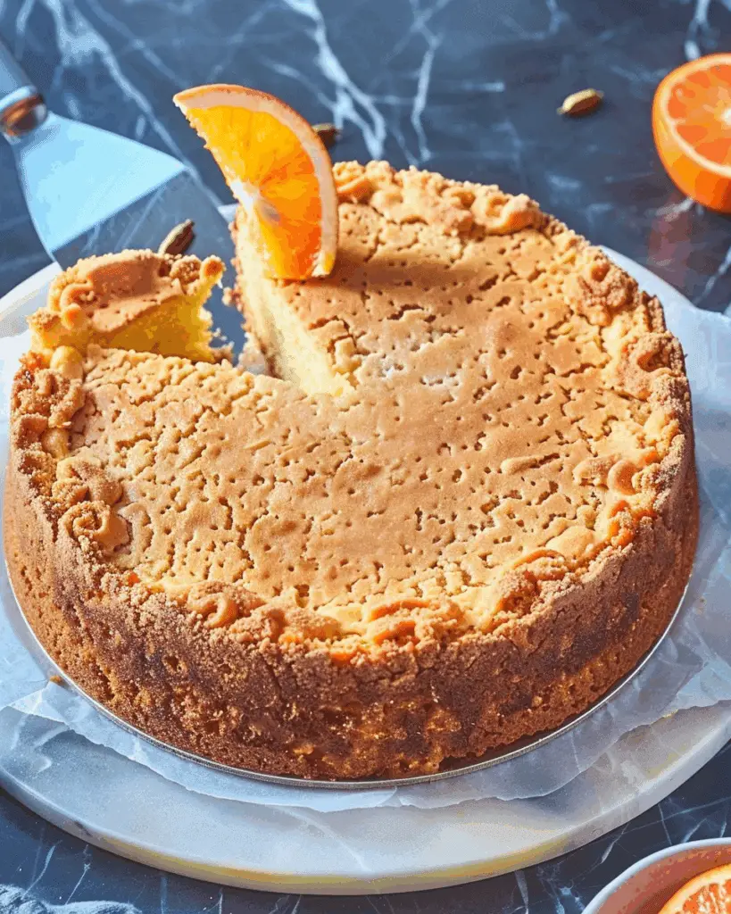 Orange Cardamom Olive Oil Cake