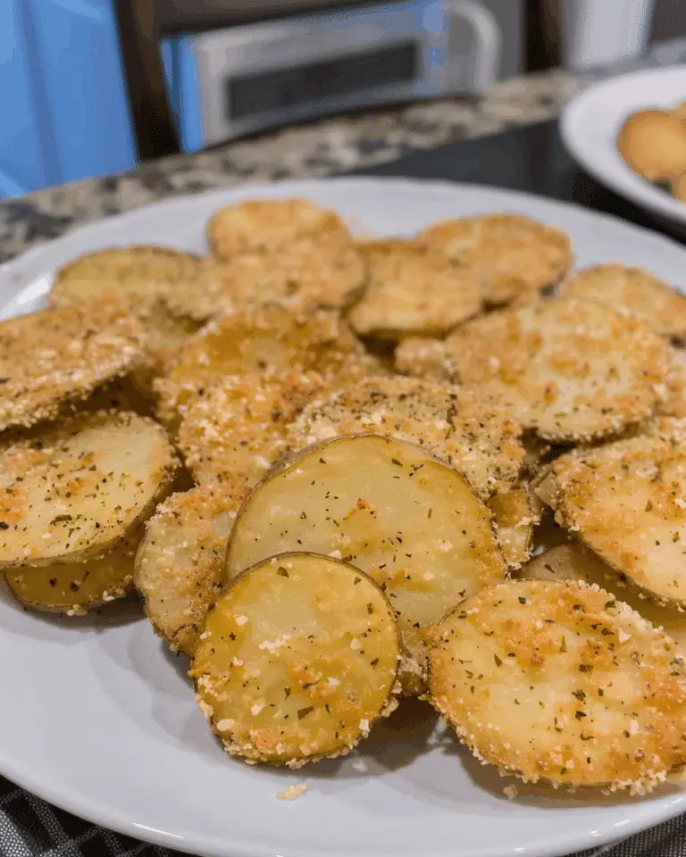 Garlic Parmesan Potato Slices
