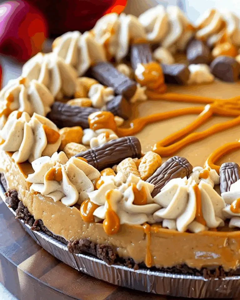 Peanut Butter Butterfinger Pie