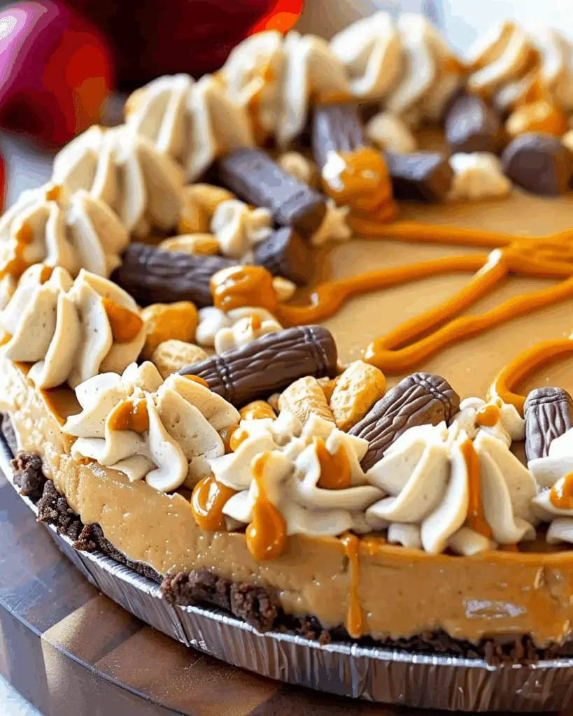 Peanut Butter Butterfinger Pie