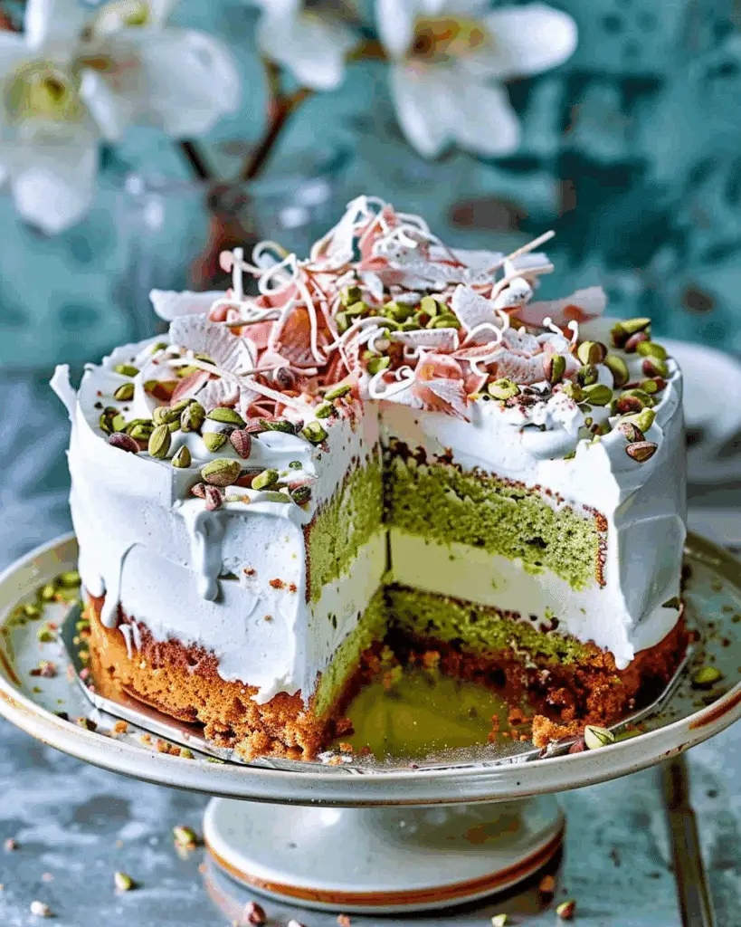 Pistachio Cream Cake